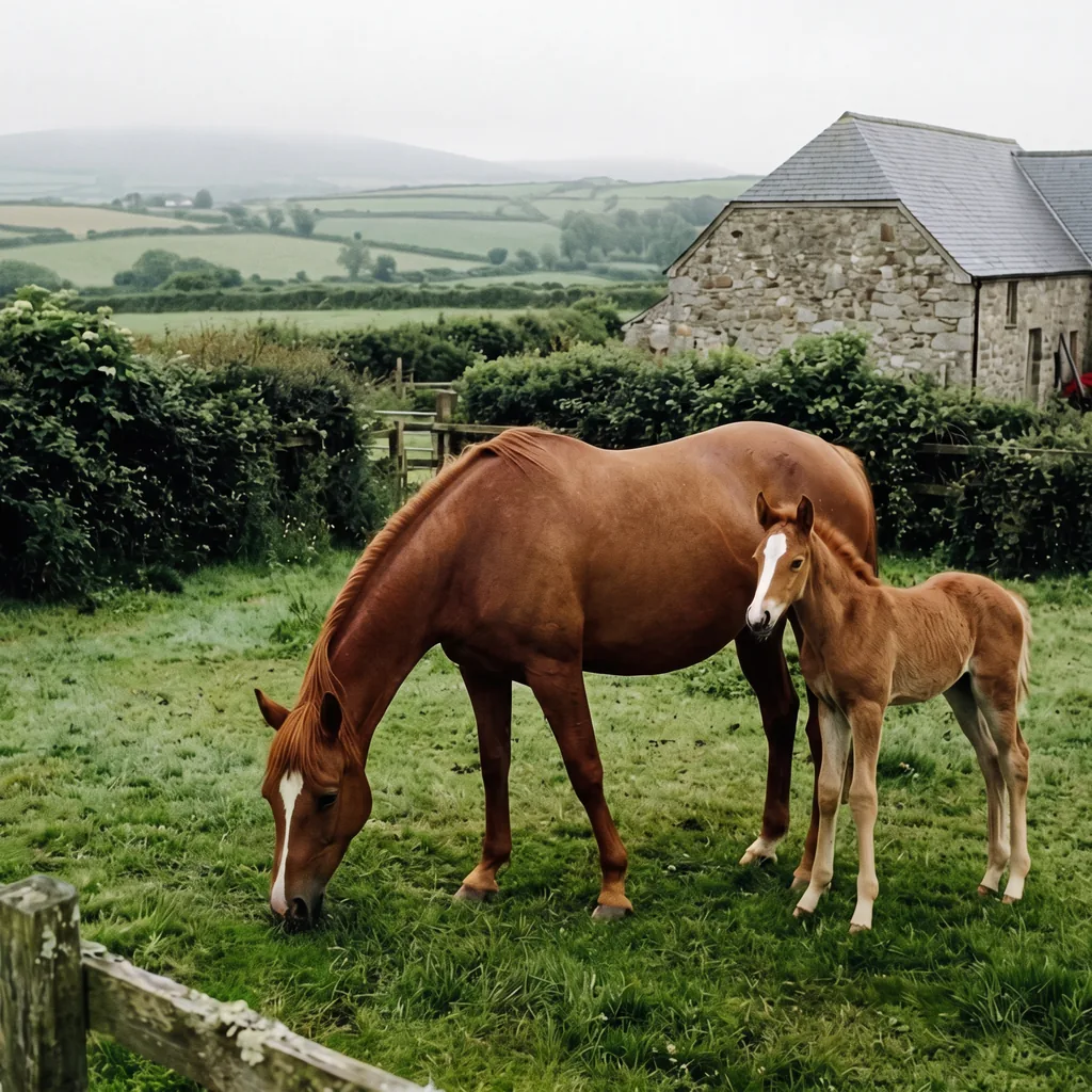 Élevage de chevaux au L'Éperon Laurentais, Saint-Antoine-de-Breuilh